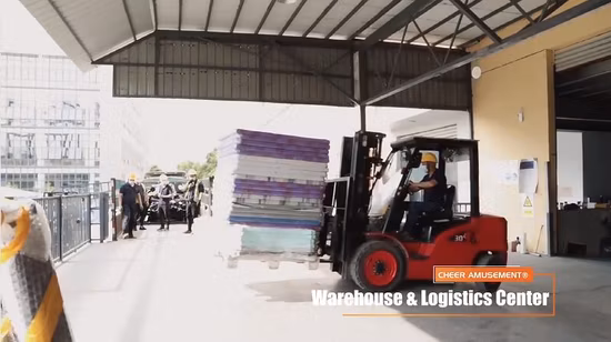 Cheer Amusement CH-RS130023 Ball Battle Inflatable Bouncer Interactive Toddler Play