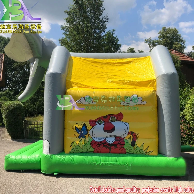 Popular Children Elephant Funny Inflatable Jumping Castle Moon Bounce Inflatable Bouncer