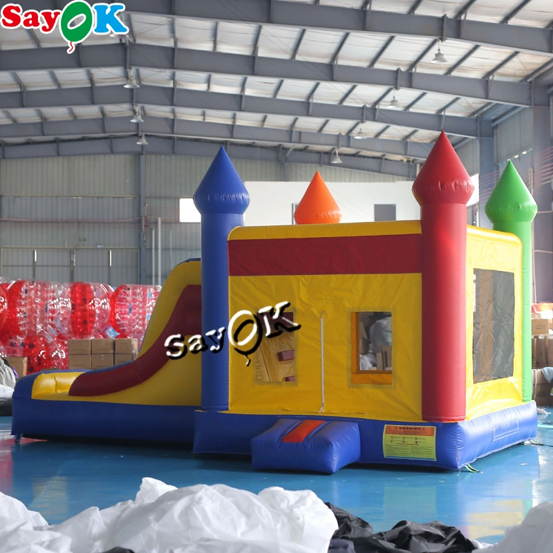 Party Moonwalk PVC Air Kid Sport Commercial China Jump Bouncer Jumper Bouncy Castle Bounce House Inflatable Castle with Slide Game for Party Rental Sale