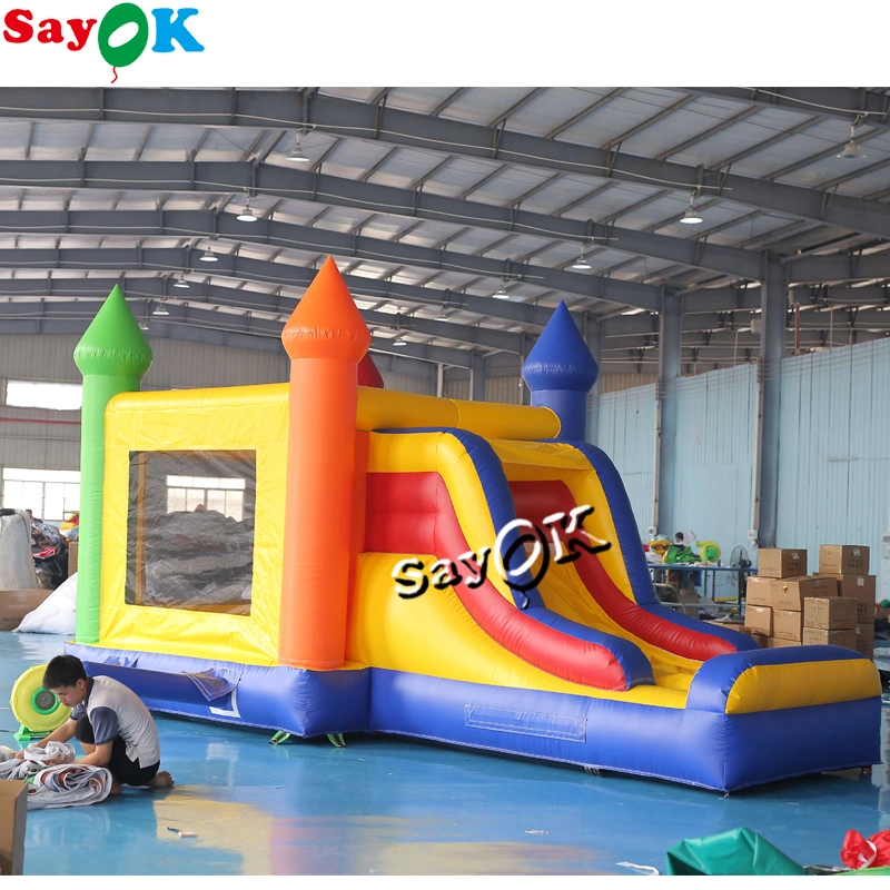 Party Moonwalk PVC Air Kid Sport Commercial China Jump Bouncer Jumper Bouncy Castle Bounce House Inflatable Castle with Slide Game for Party Rental Sale