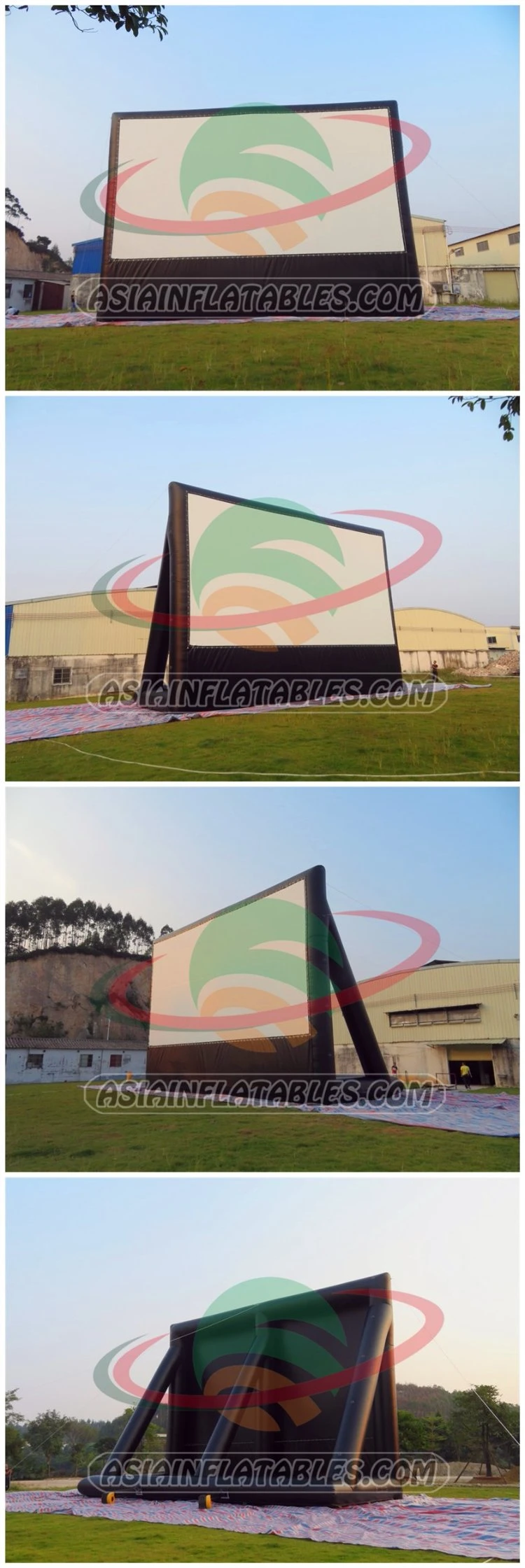 40FT Large Inflatable TV Movie Screen for Drive in Cinema Projector