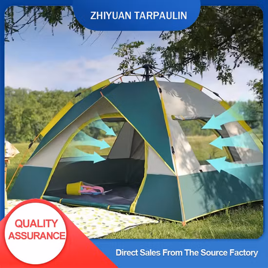 Instant Pop up Camping Tent 2-3 Person Automatic Hydraulic Water Resistant Double Layer Tent for Outdoor