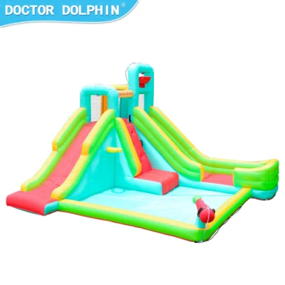 Hot Sale Cheap Commercial Giant Kids Jumping Bouncer House Combo Jumpoline Inflatable Bouncy Castle with Slide