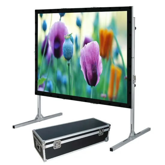 120 Inch 4: 3, 4K Ultra HD Ready Portable Foldaway Movie Theater Front Projector Screen