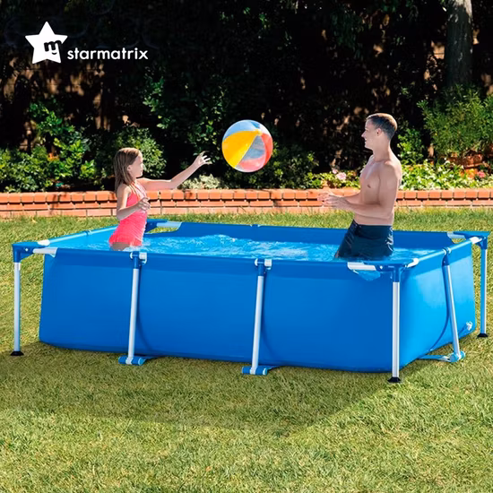 Starmatrix P12200040 En71/6p Above Ground Eco PVC Rectangular Frame Pool