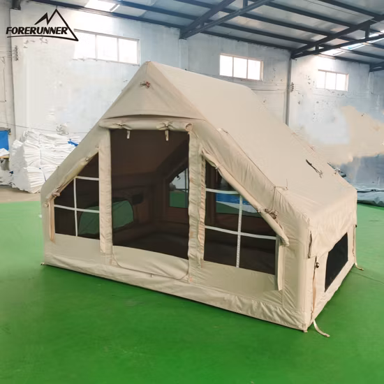 Qx Factory Camp Tent Army Style Tent Military Style Tent 48 M2 Large Size Inflatable Tent