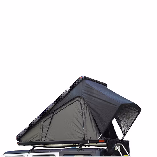 Camping Aluminum Triangle Hard Shell Roof Top Tent
