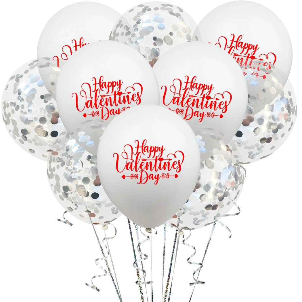 10 PCS Latex Confetti Balloons Party Balloons Confetti Balloon for Party Decorations Wedding Decorations and Proposal