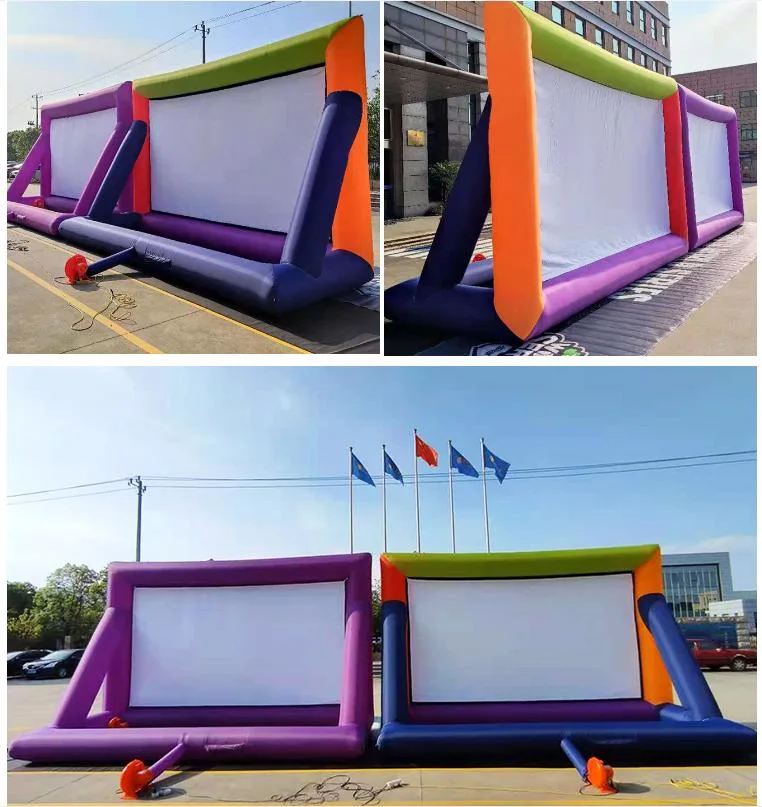 High Quality Outdoor16f Ready to Ship Projector Screen Inflatable, Movie Screen Inflatable, Inflatable LED Screen