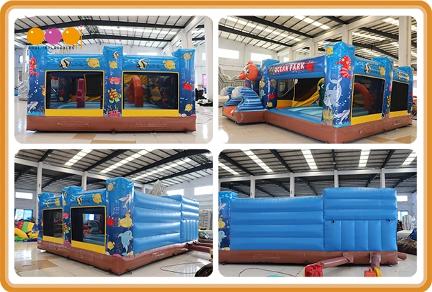 Aoqi Design Commercial Ocean Inflatable Bouncy Castle for Sale