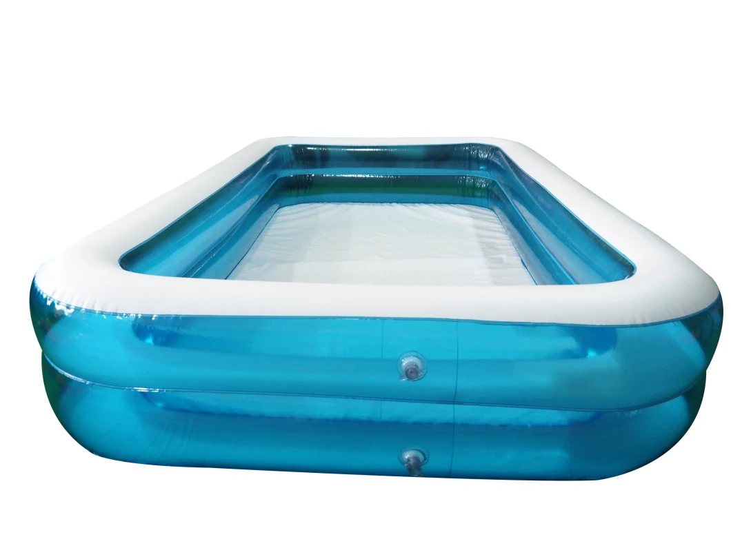 Eco-Friendly Outdoor Family Garden 2-Ring Inflatable Children Ocean Pool Baby Bath Swim Tubs Plus Size Large PVC Kids Swimming Pool