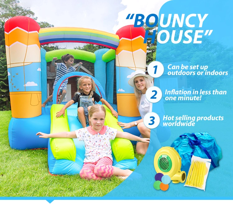 Small White Rabbit Inflatable Bouncer Castle, Commercial Inflatable Slide, New Design Inflatable Bouncer