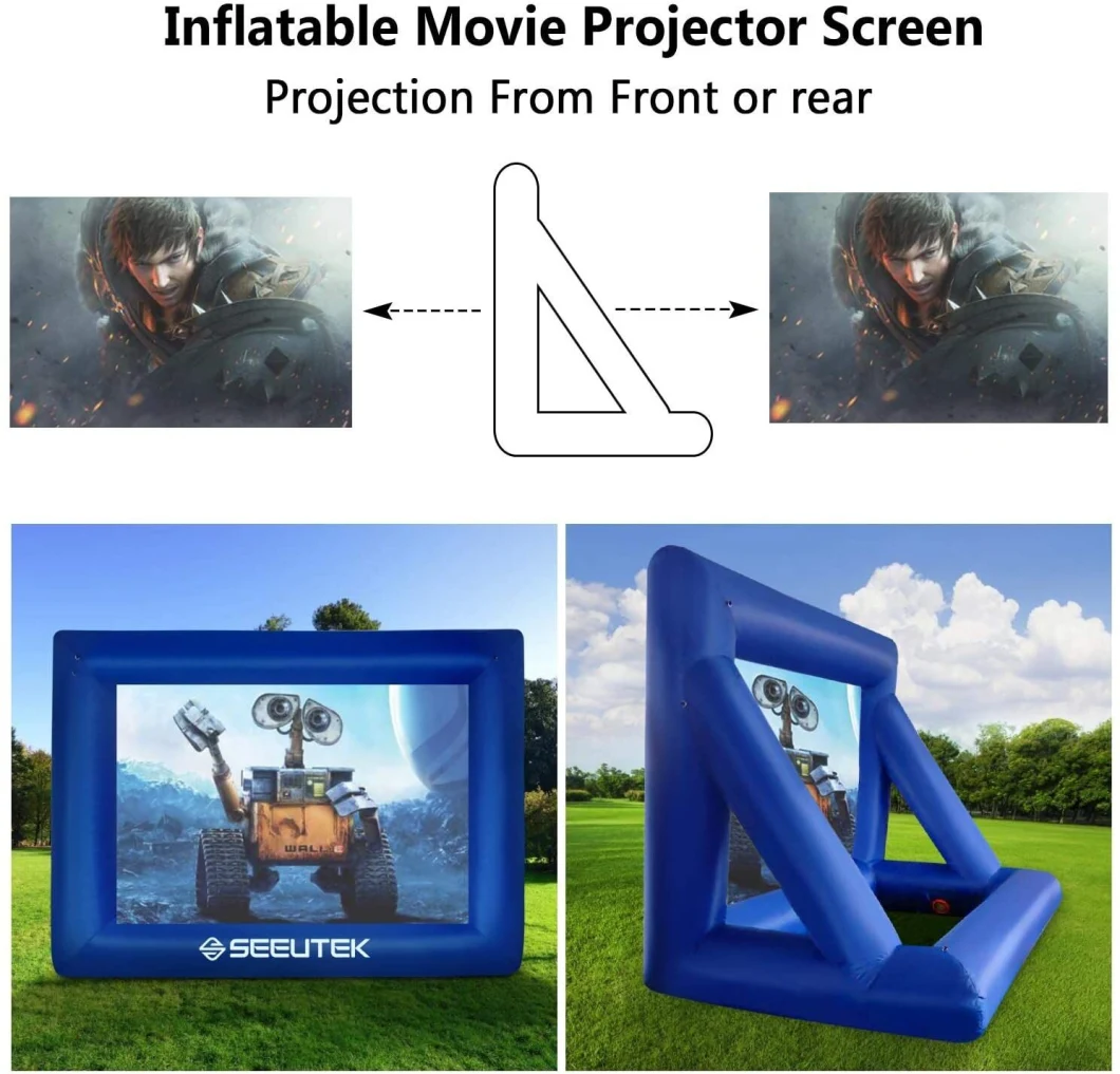 Outdoor Movie Screen Airtight Design Inflatable Movie Projector Screen