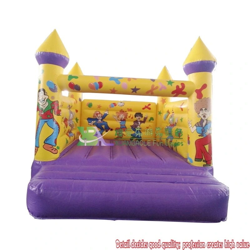 Commercial Circus Clown Inflatable Bouncy Castles for Kids Garden Happy Party Bouncing Bouncer House