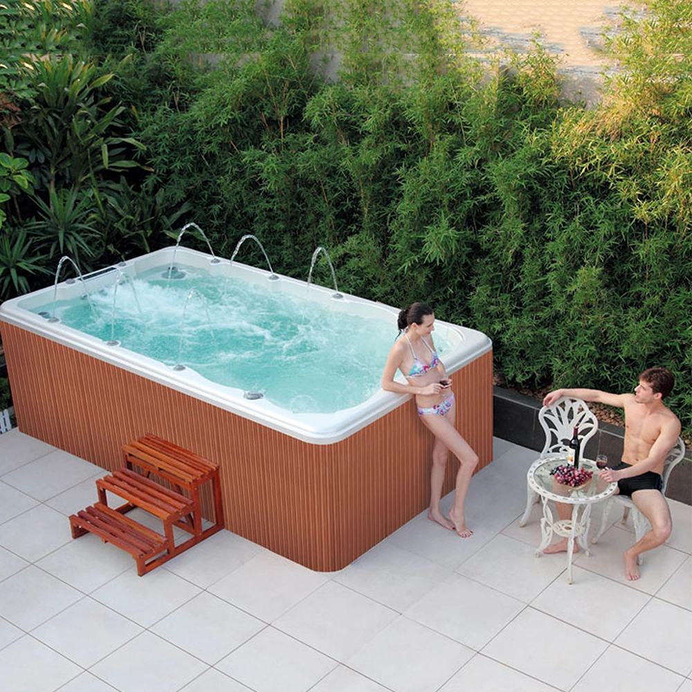 Mini Frame Garden Water Swim SPA Endless Acrylic Above Ground Outdoor SPA Swimming Pool