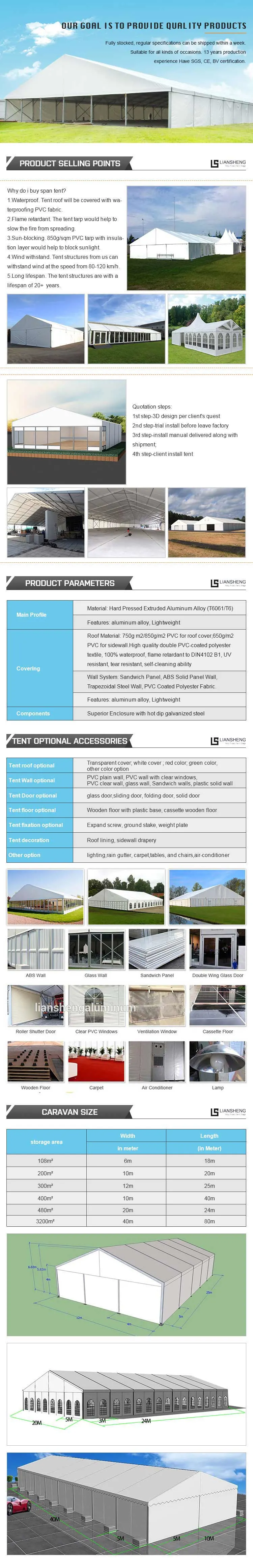 Luxury Big Outdoor Wedding Large Event Party Tent