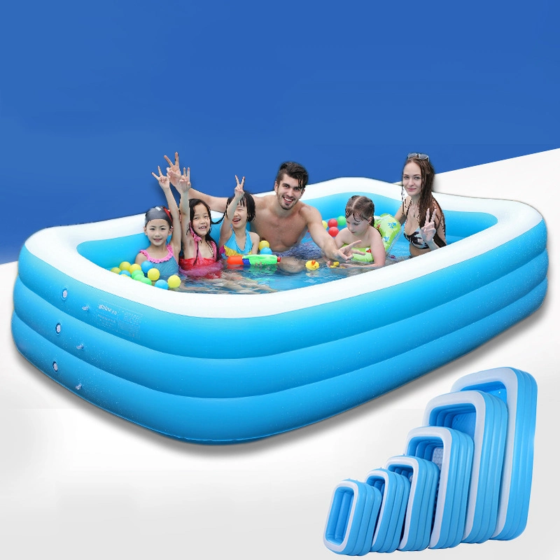 2022 Hot Product Outdoor Equipment 3 Ring Above Ground Garden SPA Large Inflatable Swimming Pool