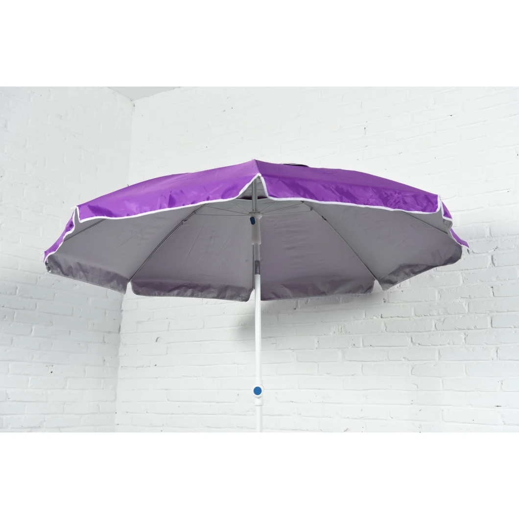 Advertising UV Protection Outdoor Large Beach Sun Umbrella with Restaurant Garden