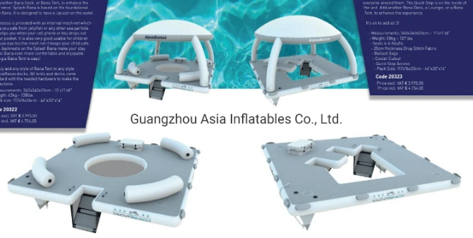 Portable Inflatable Floating Ocean Sea Swimming Pool with Anti Jellyfish Net for Sale