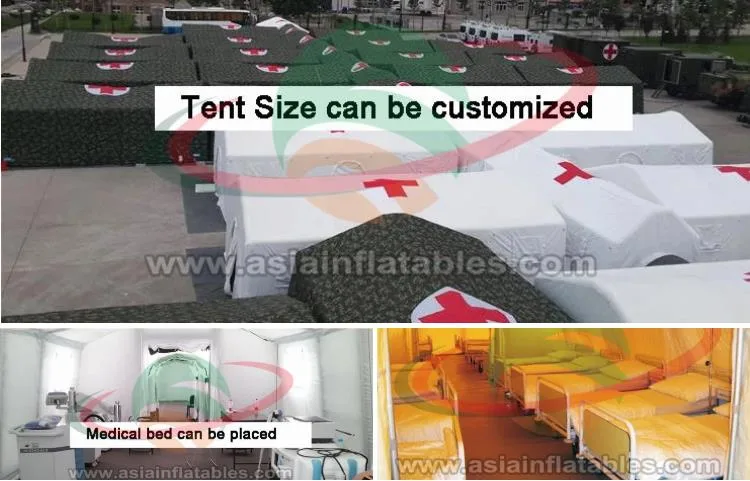 Waterproof Inflatable Medical Hospital Tent for Emergency