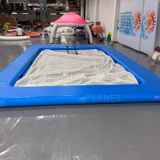 Portable Inflatable Floating Ocean Sea Swimming Pool with Anti Jellyfish Net for Sale