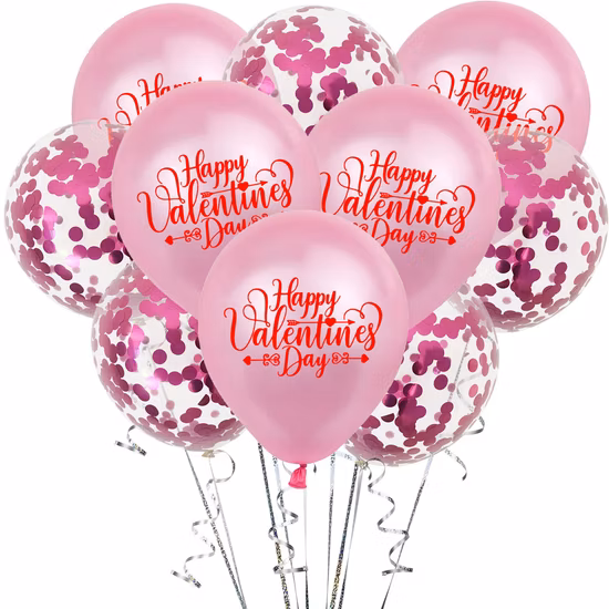 10 PCS Latex Confetti Balloons Party Balloons Confetti Balloon for Party Decorations Wedding Decorations and Proposal