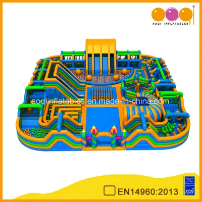 2018 Aoqi Design Big Indoor Inflatable Theme Park for Customized (AQ01877)