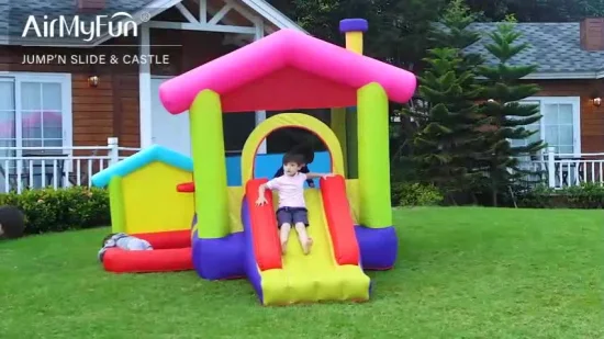 Funny Bouncy Castle with Blower for Kids Family Backyard Bouncer Idea for Kids House Jumping Bed