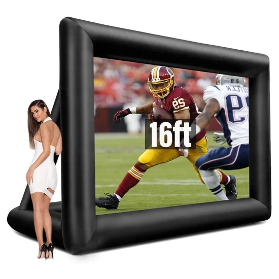 Easy to Install Fast Fold Entertainment Projector Inflatable Screen